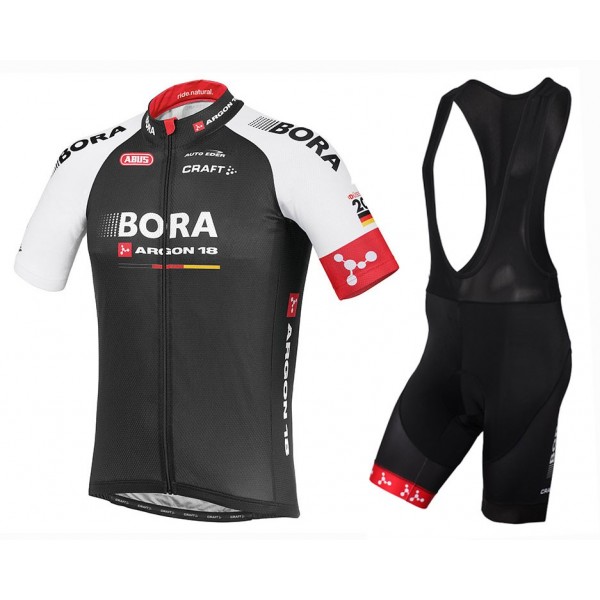 2016 Bora Argon 18 TDF Ausgabe fahrradbekleidung Satz Radtrikot Kurzarm+Kurz Trägerhose
