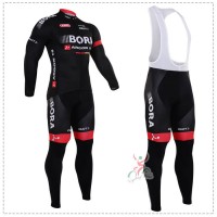 2016 Bora Argon 18 Fahrradbekleidung Radtrikot Satz Langarm und Lange Trägerhose