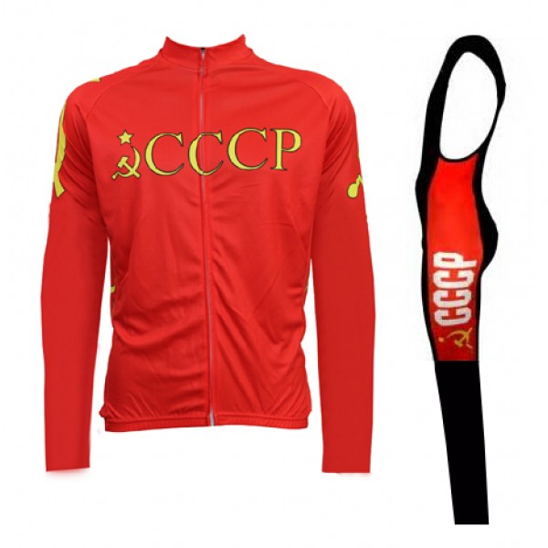 2016 CCCP Fahrradbekleidung Radtrikot Satz Langarm und Lange Trägerhose 2016 CCCP Fahrradbekleidung Radtrikot Satz Langarm und Lange Trägerhose