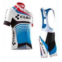 2016 CUBE Herren Fahrradbekleidung Satz Fahrradtrikot Kurzarm Trikot und Kurz Trägerhose