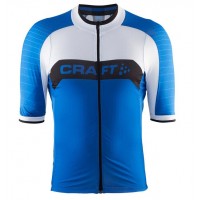 2016 CRAFT Gran Fondo Radtrikot Kurzarm blau Weiß