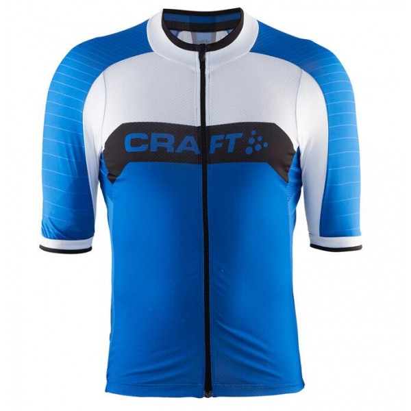 2016 CRAFT Gran Fondo Radtrikot Kurzarm blau Weiß