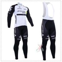 2016 Dimension Data Fahrradbekleidung Radtrikot Satz Langarm und Lange Trägerhose
