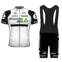2016 Dimension Data Weiß Fahrradbekleidung Satz Fahrradtrikot Kurzarm Trikot und Kurz Trägerhose