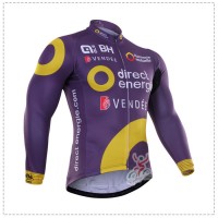 2016 Direct Energie purple Fahrradtrikot Langarm