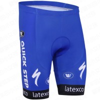 2016 QUICK STEP Pro Kurz Radhose Blau