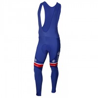 2016 Team FDJ Lange Trägerhose Blau