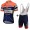 2016 Fantini Nippo Team Fahrradbekleidung Satz Fahrradtrikot Kurzarm Trikot und Kurz Trägerhose