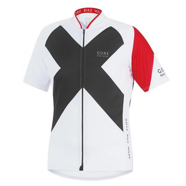 2016 GORE Element X-Road Weiß schwarz Radtrikot Kurzarm 2016 GORE Element X-Road Weiß schwarz Radtrikot Kurzarm