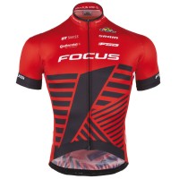 2016 GSG Focus XC Rouge Fahrradbekleidung Kurzarm Radtrikot