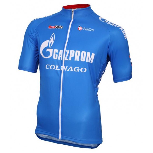 2016 Nalini Gazprom-Rusvelo Colnago Fahrradbekleidung Kurzarm Radtrikot