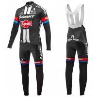 2016 Team Giant-Alpecin Fahrradbekleidung Satz Radtrikot Langarm+Lang Trägerhose