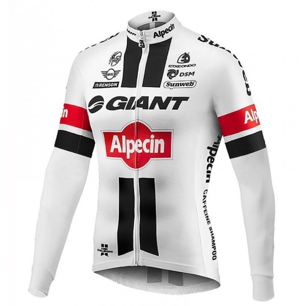 2016 Giant Alpecin TDF Ausgabe Weiß Radtrikot Langarm