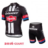 2016 Giant Radbekleidung Radtrikot Kurzarm und Fahrradhosen Kurz