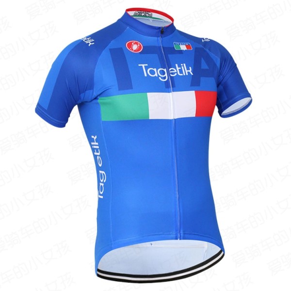2016 Italien Skoda Radtrikot Kurzarm