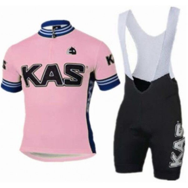 2016 KAS rose Fahrradbekleidung Satz Fahrradtrikot Kurzarm Trikot und Kurz Trägerhose