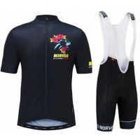 2016 Morvelo Fahrradbekleidung Satz Fahrradtrikot Kurzarm Trikot und Kurz Trägerhose 05