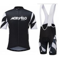 2016 Morvelo Fahrradbekleidung Satz Fahrradtrikot Kurzarm Trikot und Kurz Trägerhose 04