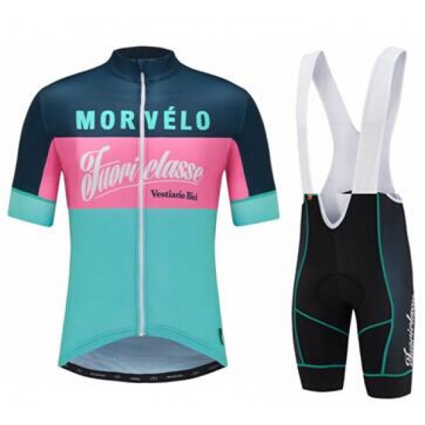 2016 Morvelo Fahrradbekleidung Satz Fahrradtrikot Kurzarm Trikot und Kurz Trägerhose 06