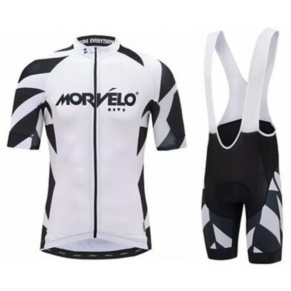 2016 Morvelo Fahrradbekleidung Satz Fahrradtrikot Kurzarm Trikot und Kurz Trägerhose 08