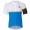 2016 Odlo Kamikaze Weiß blau Fahrradbekleidung Kurzarm Radtrikot