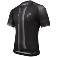 2016 Pinarello Gan Fahrradbekleidung Kurzarm Radtrikot schwarz gris