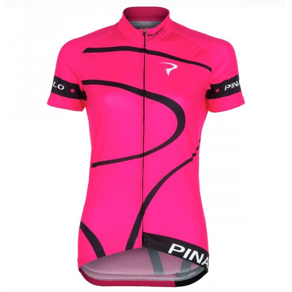 2016 Pinarello MIRA Rose Damen Radtrikot Kurzarm 2016 Pinarello MIRA Rose Damen Radtrikot Kurzarm