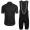 2016 RAPHA schwarz Fahrradbekleidung Radtrikot und Trägerhosen Set