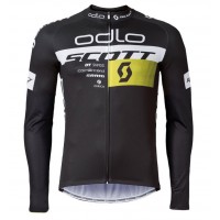 2016 Scott ODLO Team Schwarz Radtrikot Langarm