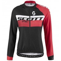 2016 Scott RC Schwarz-Rot Damen Radtrikot Langarm