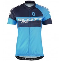 2016 Scott RC Pro schwarz blau Damens Radtrikot Kurzarm