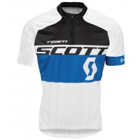 2016 Scott schwarz blau Radtrikot Kurzarm