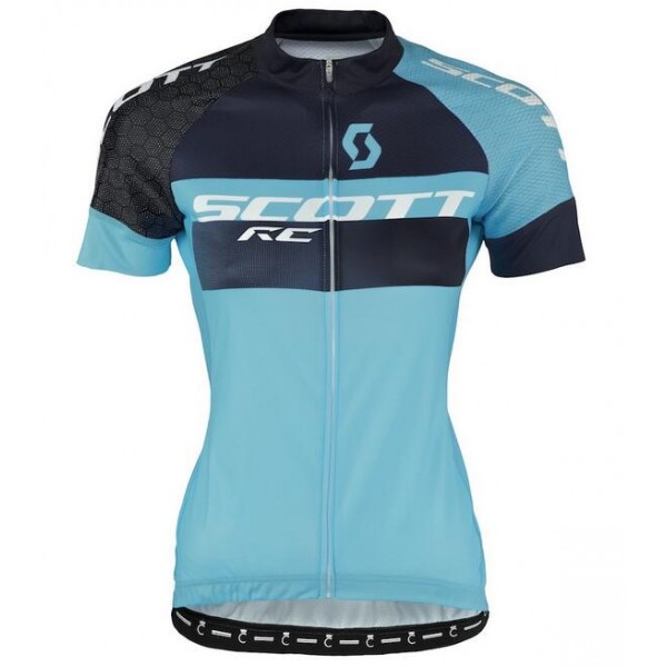 2016 Scott RC Pro Tec rayon de miel schwarz blau Damens Radtrikot Kurzarm