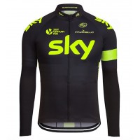 2016 Sky Team Fluo Ausgabe Radtrikot Langarm