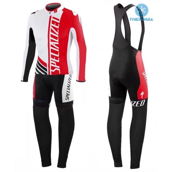 2016 Specialized Pro Team SZK Weiß-Rot thermisch Fahrradbekleidung Satz Radtrikot Langarm+Lang Trägerhose 2016 Specialized Pro Team SZK Weiß-Rot thermisch Fahrradbekleidung Satz Radtrikot Langarm+Lang Trägerhose