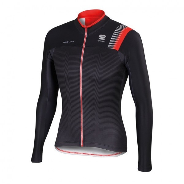 2016 Sportful JSW Schwarz Radtrikot Langarm