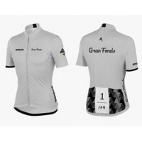 2016 Strava Radtrikot Kurzarm grau