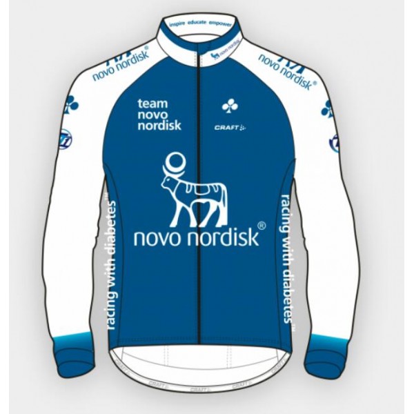 2016 Team Novo nordisk Development Fahrradtrikot Langarm