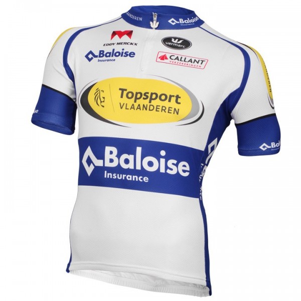 2016 TopSport Vlaanderen-Balois Radtrikot Kurzarm