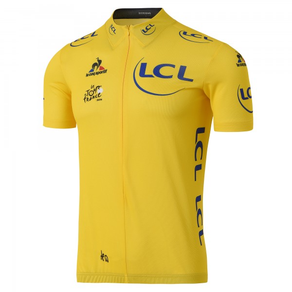 2016 TOUR DE FRANCE Radtrikot Kurzarm gelb