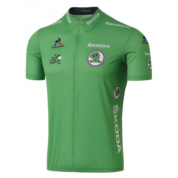 2016 TOUR DE FRANCE Radtrikot Kurzarm Grün