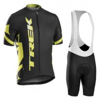 2016 Trek Fahrradbekleidung Satz Fahrradtrikot Kurzarm Trikot und Kurz Trägerhose 02