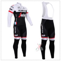 2016 Trek Segafredo RSL Fahrradbekleidung Radtrikot Satz Langarm und Lange Trägerhose