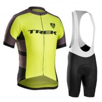 2016 Trek Fahrradbekleidung Satz Fahrradtrikot Kurzarm Trikot und Kurz Trägerhose 03