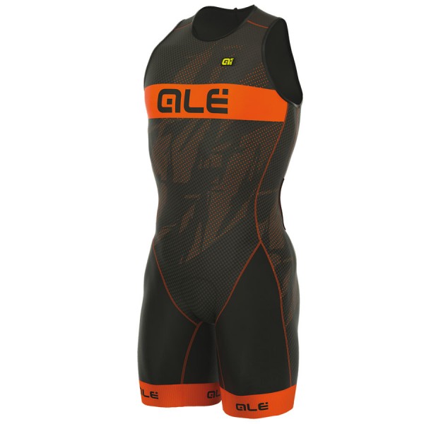 2017 Body Ale Tri Record Zip Back-Orange Fluo