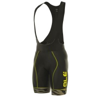 2017 Ale Graphics PRR Flowers Kurz Trägerhose Fango Gelb Fluo