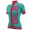 2017 Damen Ale PRR Arcobaleno Radtrikot Kurzarm Light Blau Pink