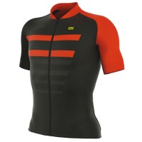 2017 Ale PRR 2.0 Piuma Radtrikot Kurzarm Schwarz Rot