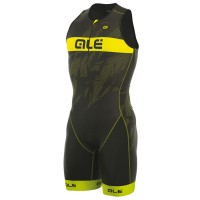 2017 Body Ale Tri Record Zip Front-Gelb Fluo