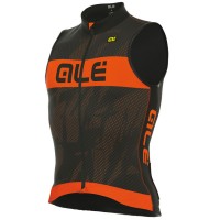 2017 ärmelloses Trikot S/M Ale Tri Record-Orange Fluo